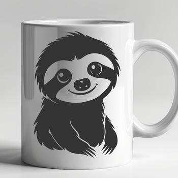 Creative Sloth In SVG Format