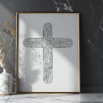 Artistic Crucifix - Procreate PDF