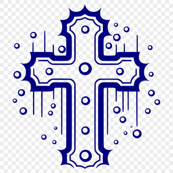 A traditional Christian symbol featuring a cross with the body of Jesus Christ.