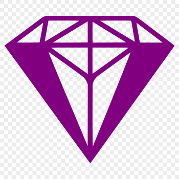 A geometric diamond shape, created as an SVG file for digital use.