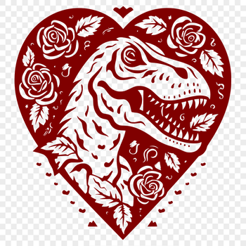 Ornate T Rex PNG