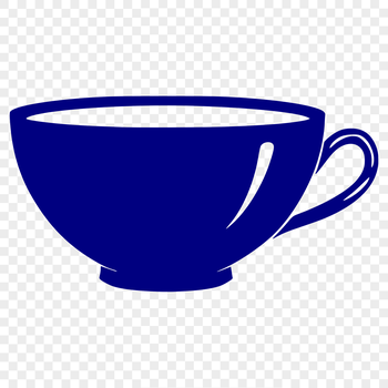 A simple cup design, suitable for vector art and graphic design projects.