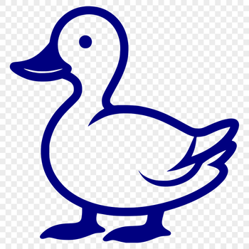 Unique Duck PNG