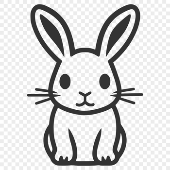 An illustration of a small, endearing animal in full body pose, suitable for personal or commercial use as clip art.
