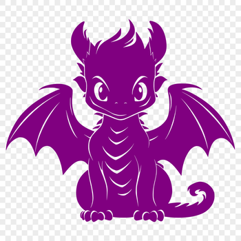A stylized illustration of a mythical creature's full body, designed as vector art suitable for digital and print uses.