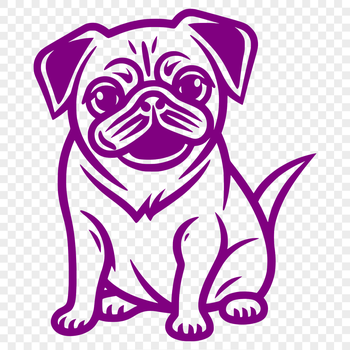 Beautiful Pug - For Glowforge Project