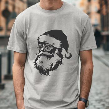 Santa In SVG, PNG, PDF And DXF Formats