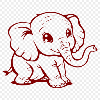 Large standing elephant in a full-body pose.