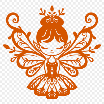 A mythical creature depicted in full body form, typical of a fairy tale illustration.