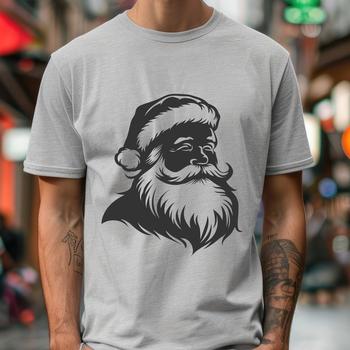 Beautiful Father Christmas In DXF Format