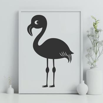 Cute Flamingo SVG, PNG, PDF And DXF Files