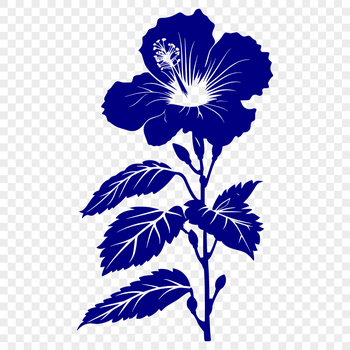 A high-quality digital illustration of a hibiscus flower with realistic details.