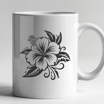 Creative Hibiscus In PDF And PNG