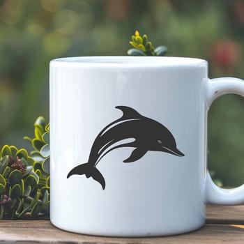 Free Unique Dolphin Illustration