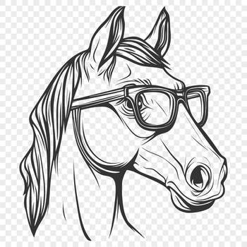 A high-quality vector illustration of a horse in various poses and designs suitable for commercial and personal use.