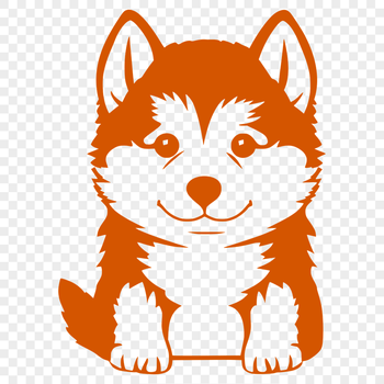 Unique Sitting Husky PDF