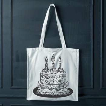 Beautiful Birthday Cake - Procreate DXF Free Download