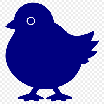 A cartoon chicken, illustrated in vector format, suitable for various digital applications.
