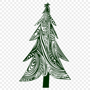 Free Unique Tree Vector Image