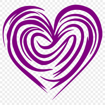 An illustration of a classic symbol often used to express emotions in art and design projects.