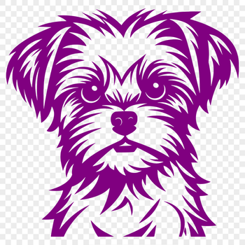 Free Unique Morkie Digital Artwork