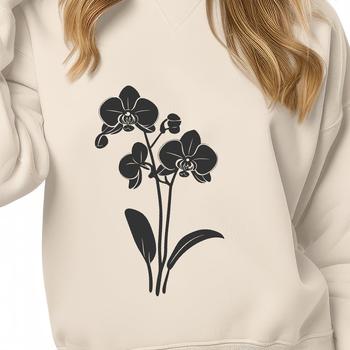 Orchid In SVG Format - Free Digital Download, Commercial Use