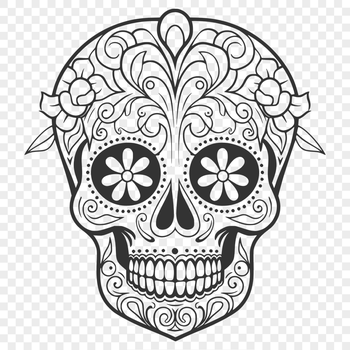 Free Unique Skull Vector Image