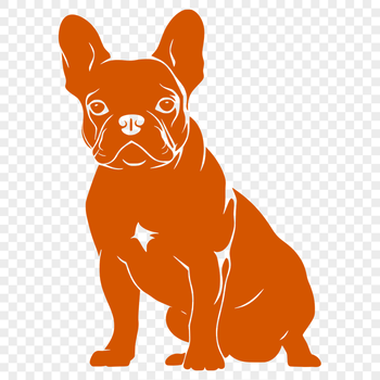 Creative French Bulldog PNG