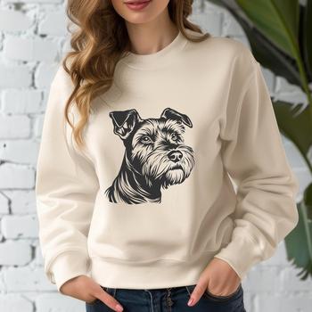 Artistic Miniature Schnauzer In PDF And PNG