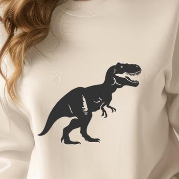 A detailed illustration of a prehistoric dino in full body pose, suitable for vector art and digital design projects.