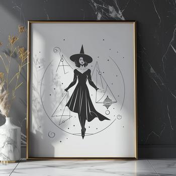 Beautiful Witch - DXF Format