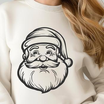 Beautiful Santa Claus - Cricut SVG