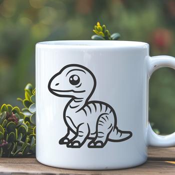 Unique Baby Dinosaur - Procreate SVG