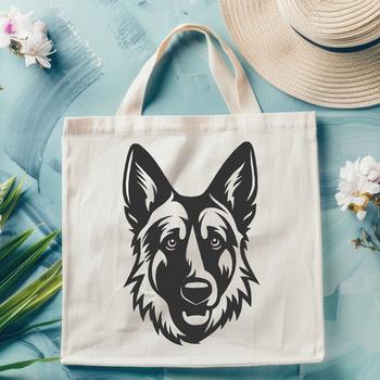 Artistic German Shepherd - Pet SVG