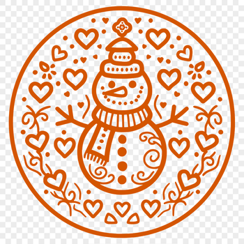 Creative Snowman Vector Image