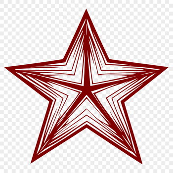 A stylized star graphic symbolizing the magic of Christmas and holiday season.