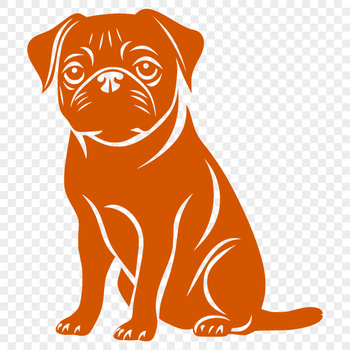 Artistic Pug DXF