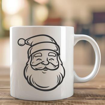 Stunning Santa In SVG & DXF