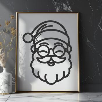 Unique Santa Vector Craft File