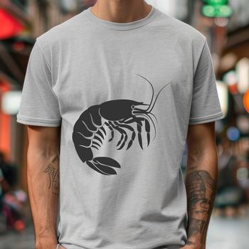 Artistic Shrimp Illustration