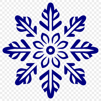 Creative Snowflake - PNG Format