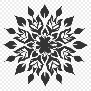 Free Snowflake In DXF