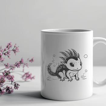 Unique Axolotl In PNG Format