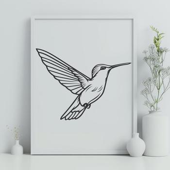 Stunning Flying Bird Drawing