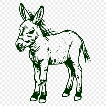 Free Creative Donkey Digital Artwork