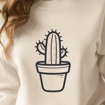 Beautiful Desert Plant In DXF