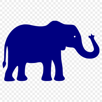 Large standing elephant animal in a full-body pose.