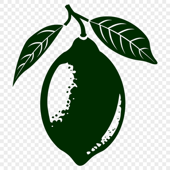 A detailed illustration of a yellow citrus fruit, suitable for use in graphic design projects.