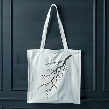A detailed, customizable vector illustration of lightning striking, suitable for various design projects.