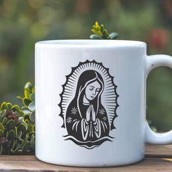 Ornate Our Lady Of Guadalupe - Vinyl SVG